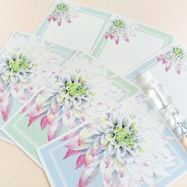 Roses花型ダイカットメッセージカード3枚 封筒付き | iichi 日々の
