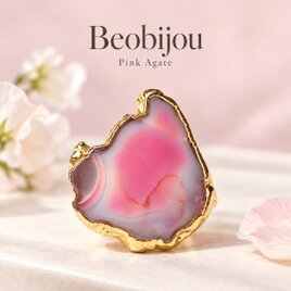 ひとめぼれする天然の輝き アメジストクラスターリング | iichi 日々の