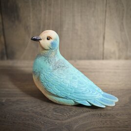 青色の文鳥 no.29 | iichi 日々の暮らしを心地よくするハンドメイドや