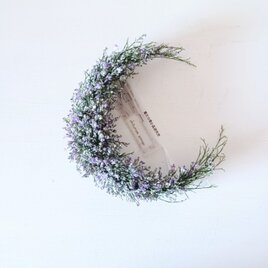 魔女の棲む森 ～ 雪の日の花畑 ～ dried-botanical wreath tree