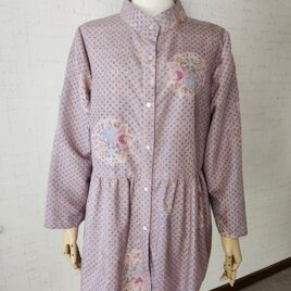LLサイズ 大島紬リメイク ピンタックワンピース | iichi 日々の暮らし