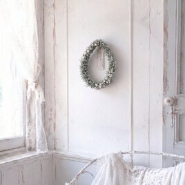 魔女の棲む森 ～ blanche champêtre ～ dried-botanical autumn wreath