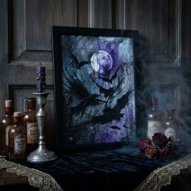 油絵 ミニ絵画【新緑の森】 | iichi 日々の暮らしを心地よくする