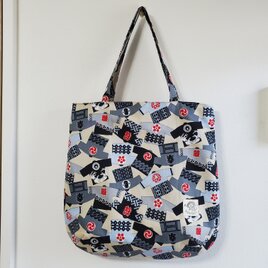 アフリカ布のリング柄丸底トートバッグ | iichi 日々の暮らしを