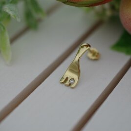 fork pierced earrings 2の画像