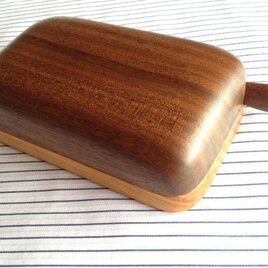 木のバターケース ＷＳ