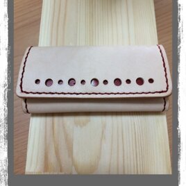 本革　４連キーケース