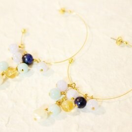 夏の海のピアス