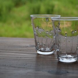 雫のグラス（クリア）の画像