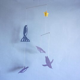モビール「ペンギン」その1の画像
