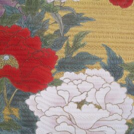 牡丹   手描き タペストリー
