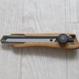 右利き用大型木製カッターダイアル式（ケヤキ）の画像