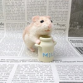 【展示品】ミルク独り占めハムちゃん