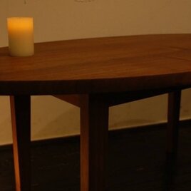 ブラックウォールナットローテーブル (オーダー)