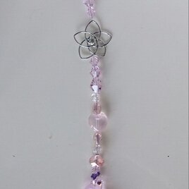 ミニ　サンキャッチャー　ピンク・ムーン