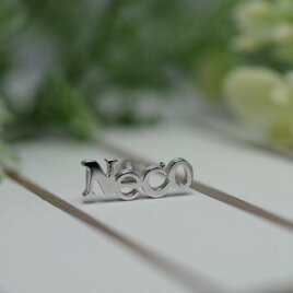 Neco pierced earrings -1-の画像