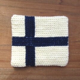 北欧国旗コースター　フィンランド