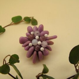 Flower Brooch ~Mini Purple~の画像