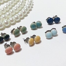 映える色 陶ピアス【ﾁﾀﾝﾋﾟｱｽ】