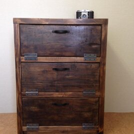 b ｱﾝﾃｨｰｸ風 下駄箱 ﾁｪｽﾄRⅡ（足場板）　