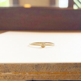 一文字刻印「幸せをつかむピンキーリング」