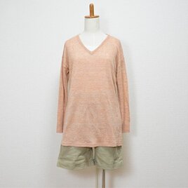 リネンミックス/チュニックORANGE