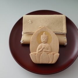 手のひら十一面観音*懐中袋付き