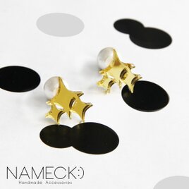 ゴールドミラーのキラン☆イヤリング