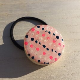 wood hair elastic: dot dotの画像