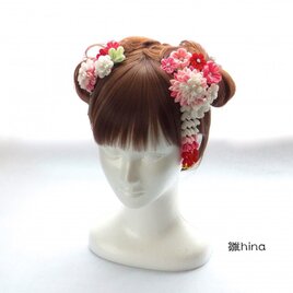 O様オーダー品　七五三のつまみ簪