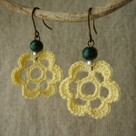 おはなピアス(きいろ)