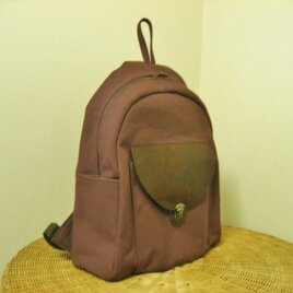 帆布のリュック『あずき』