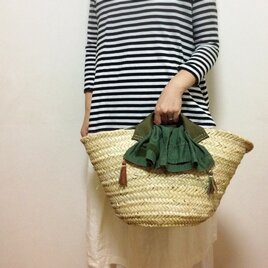 0005 モロッコ マルシェ かごバッグ M
