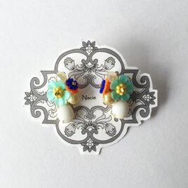 ＊ビンテージ　お花ピアス＊　Ｎｏ.3