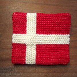 北欧国旗コースター　デンマーク