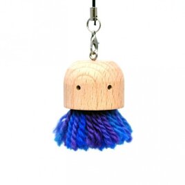 くらげのストラップ（KIKURAGE）青