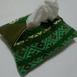 こぎん刺し　ティッシュカバー②