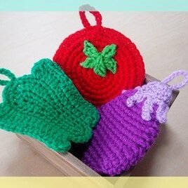 ベジタブル・エコたわし　３点セット