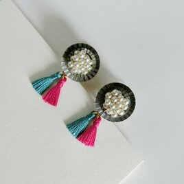 shell tassel earring