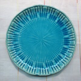 4寸皿-HANABI-水色の画像