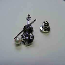 ヴァイオリンと真珠の画像