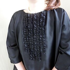 大きいサイズ豊富13～27フォーマルバックサテンスクエアドレープ