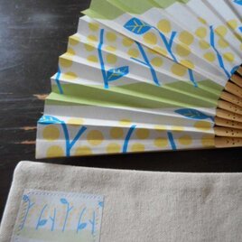 【sale】京扇子 Alpen flora（ケース付）