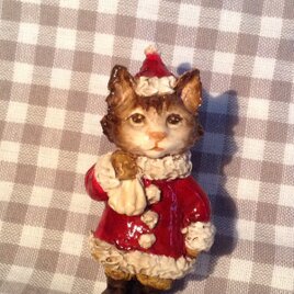 猫のサンタ