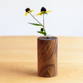 エンジュの円柱一輪挿し