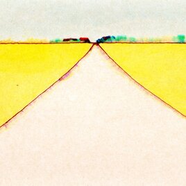 「春風」原画 イラスト※木製額縁入り（八つ切りサイズ）インテリアアート　