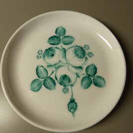 ポーセリンペイント　手描きの小皿８の画像