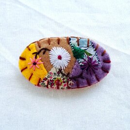 花刺繍のミニバレッタ1の画像