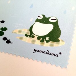 【再販】yamadama*めがね拭き（カエル）の画像