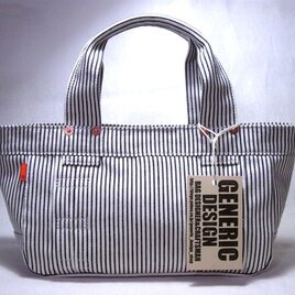 ヒッコリー(オフホワイト) 手提げトートバッグ(Sサイズ)